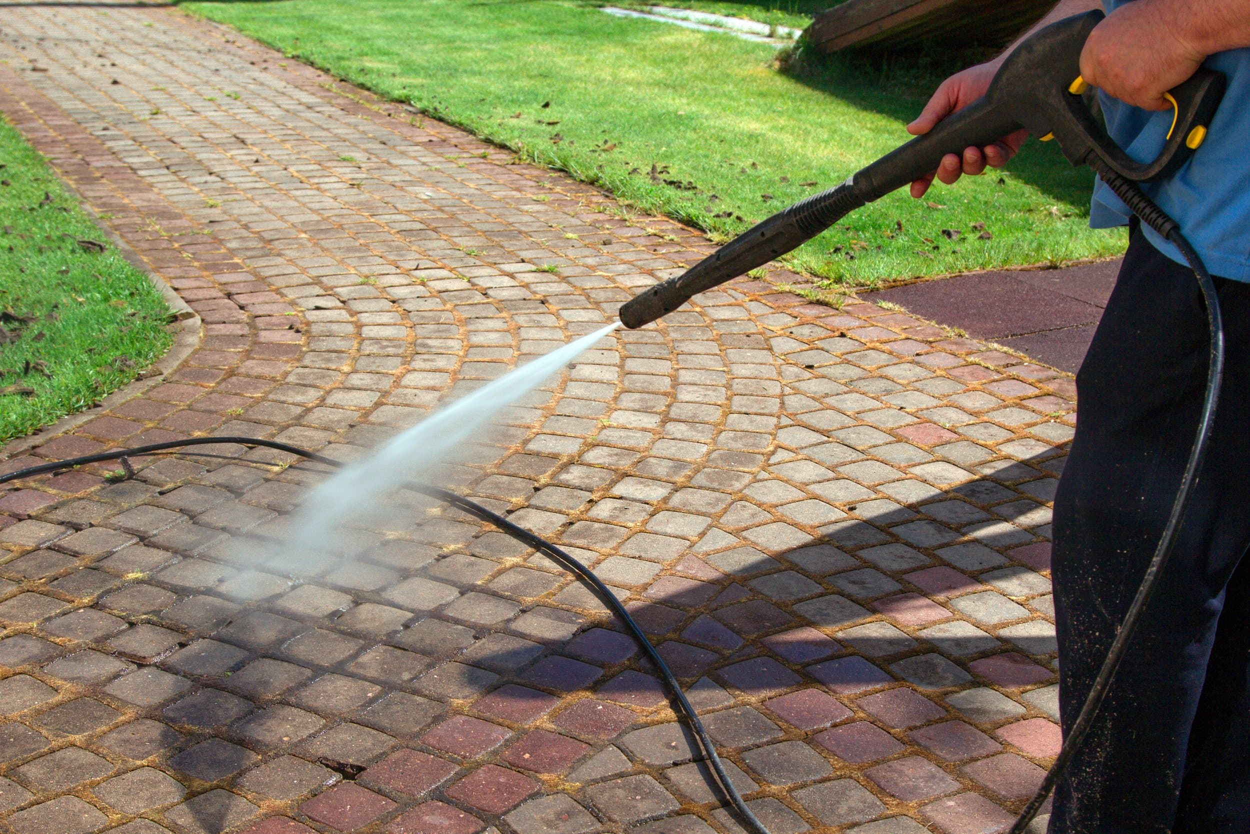 Paver Restoration in Gurnee, IL — Cleaning, re-leveling, polymeric re-sanding, and sealing — bringing tired pavers back to life.